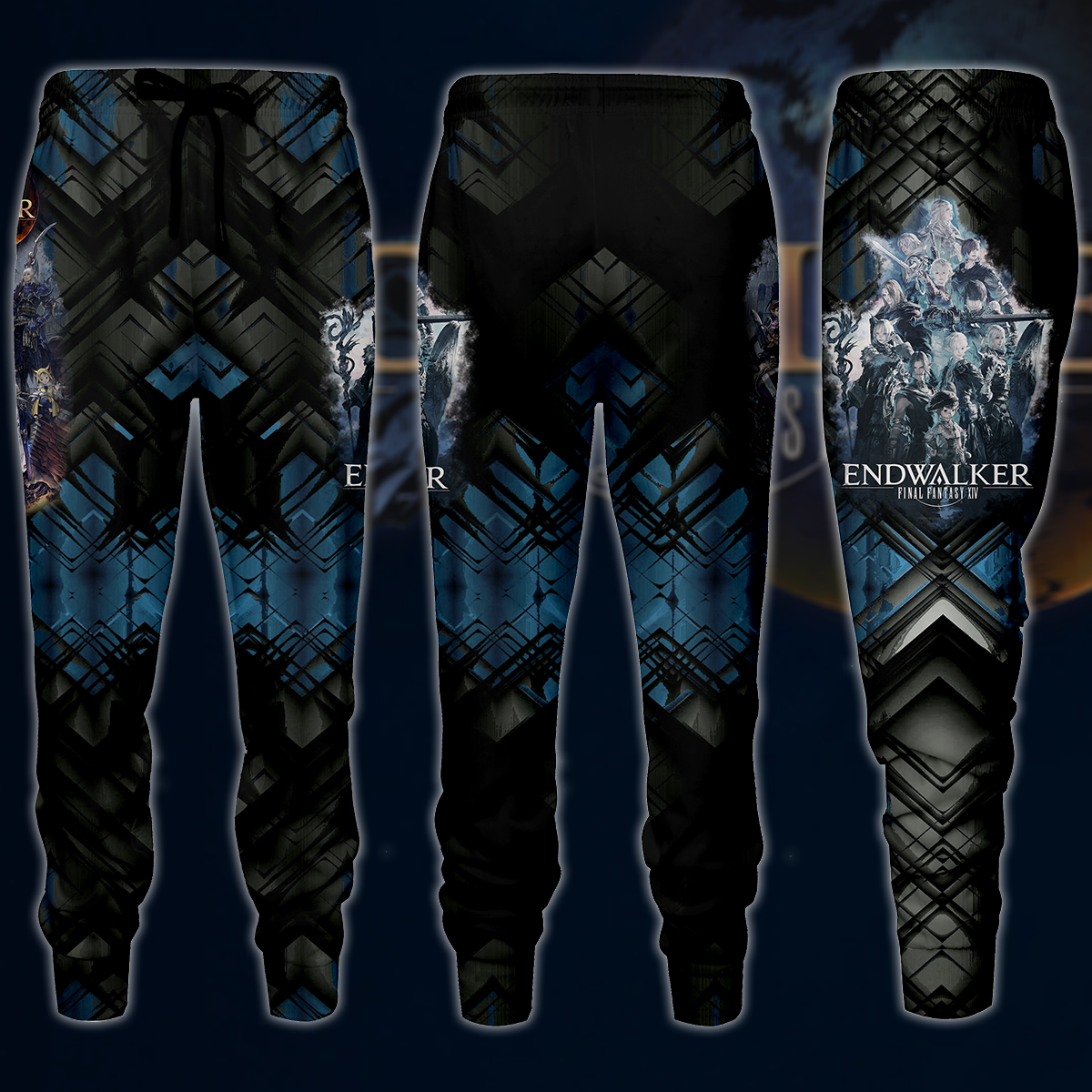 Final Fantasy XIV: Endwalker Video Game 3D All Over Printed T-shirt Tank Top Zip Hoodie Pullover Hoodie Hawaiian Shirt Beach Shorts Jogger Joggers S