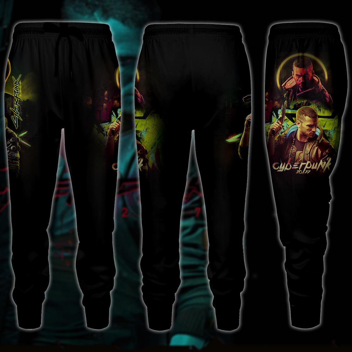 Cyberpunk 2077 Video Game 3D All Over Print T-shirt Tank Top Zip Hoodie Pullover Hoodie Hawaiian Shirt Beach Shorts Jogger Joggers S
