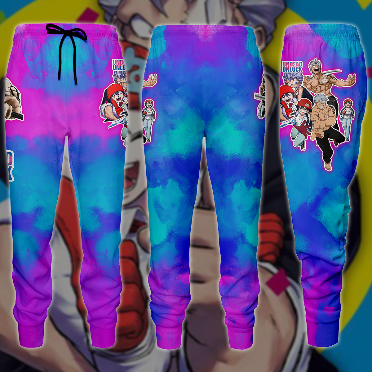Undead Unluck Anime Manga 3D All Over Printed T-shirt Tank Top Zip Hoodie Pullover Hoodie Hawaiian Shirt Beach Shorts Jogger Joggers S