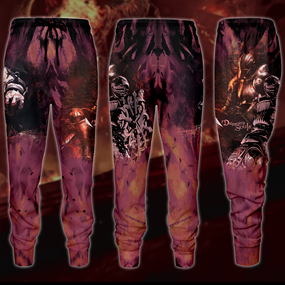 Demon's Souls Video Game 3D All Over Printed T-shirt Tank Top Zip Hoodie Pullover Hoodie Hawaiian Shirt Beach Shorts Jogger Joggers S
