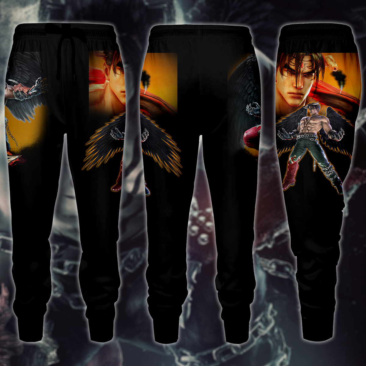 Tekken 7 Video Game 3D All Over Print T-shirt Tank Top Zip Hoodie Pullover Hoodie Hawaiian Shirt Beach Shorts Jogger Joggers S