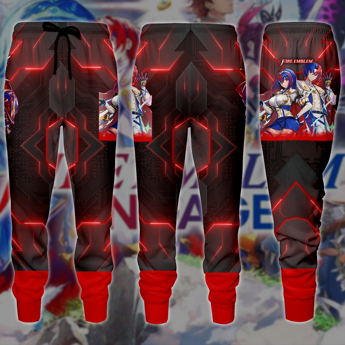 Fire Emblem Engage Video Game 3D All Over Printed T-shirt Tank Top Zip Hoodie Pullover Hoodie Hawaiian Shirt Beach Shorts Jogger Joggers S