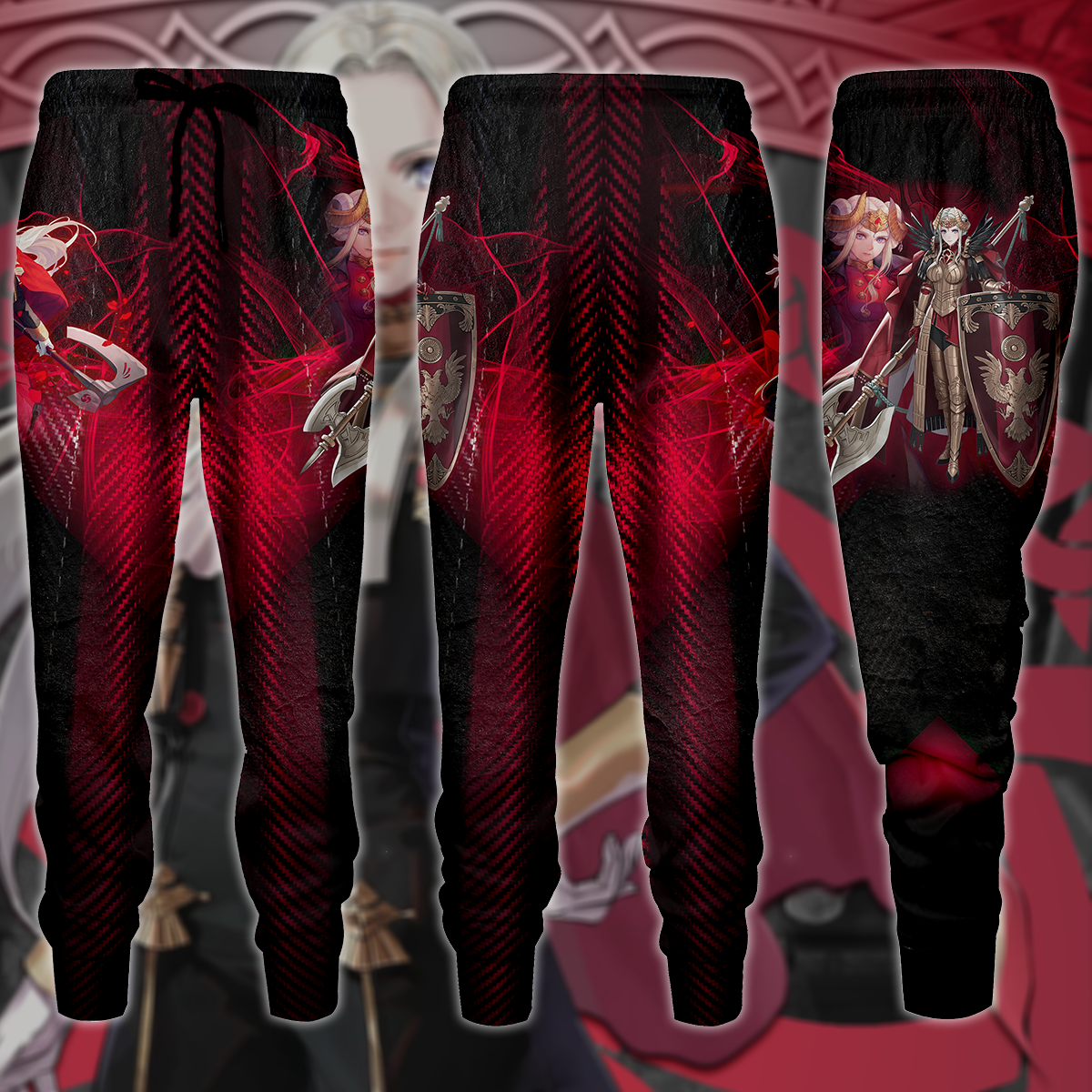 Fire Emblem Edelgard Video Game 3D All Over Print T-shirt Tank Top Zip Hoodie Pullover Hoodie Hawaiian Shirt Beach Shorts Jogger Joggers S