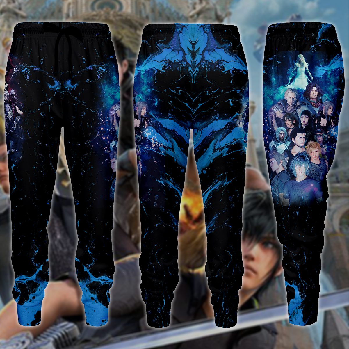Final Fantasy XV Video Game 3D All Over Print T-shirt Tank Top Zip Hoodie Pullover Hoodie Hawaiian Shirt Beach Shorts Jogger Joggers S