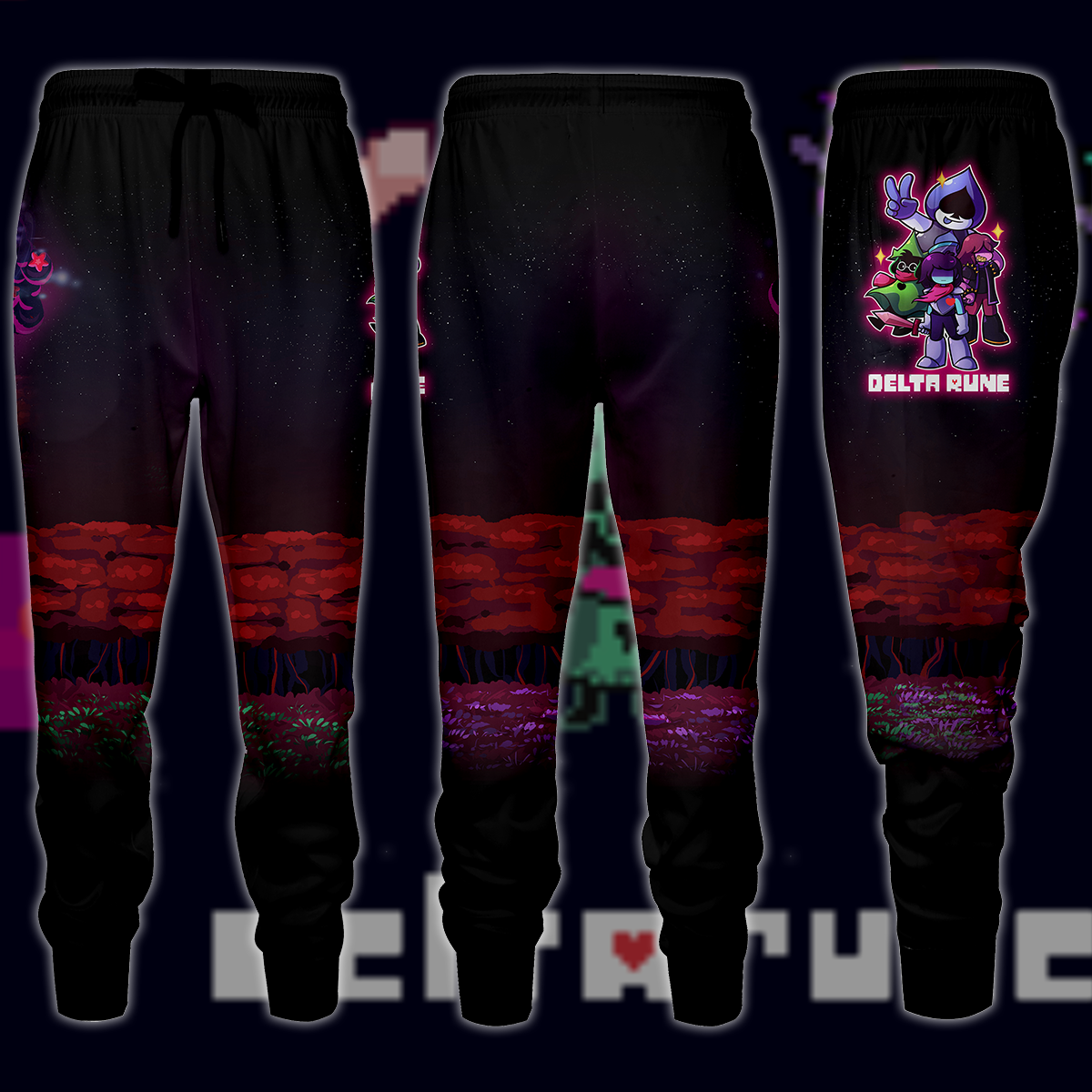 Deltarune Video Game 3D All Over Printed T-shirt Tank Top Zip Hoodie Pullover Hoodie Hawaiian Shirt Beach Shorts Jogger Joggers S