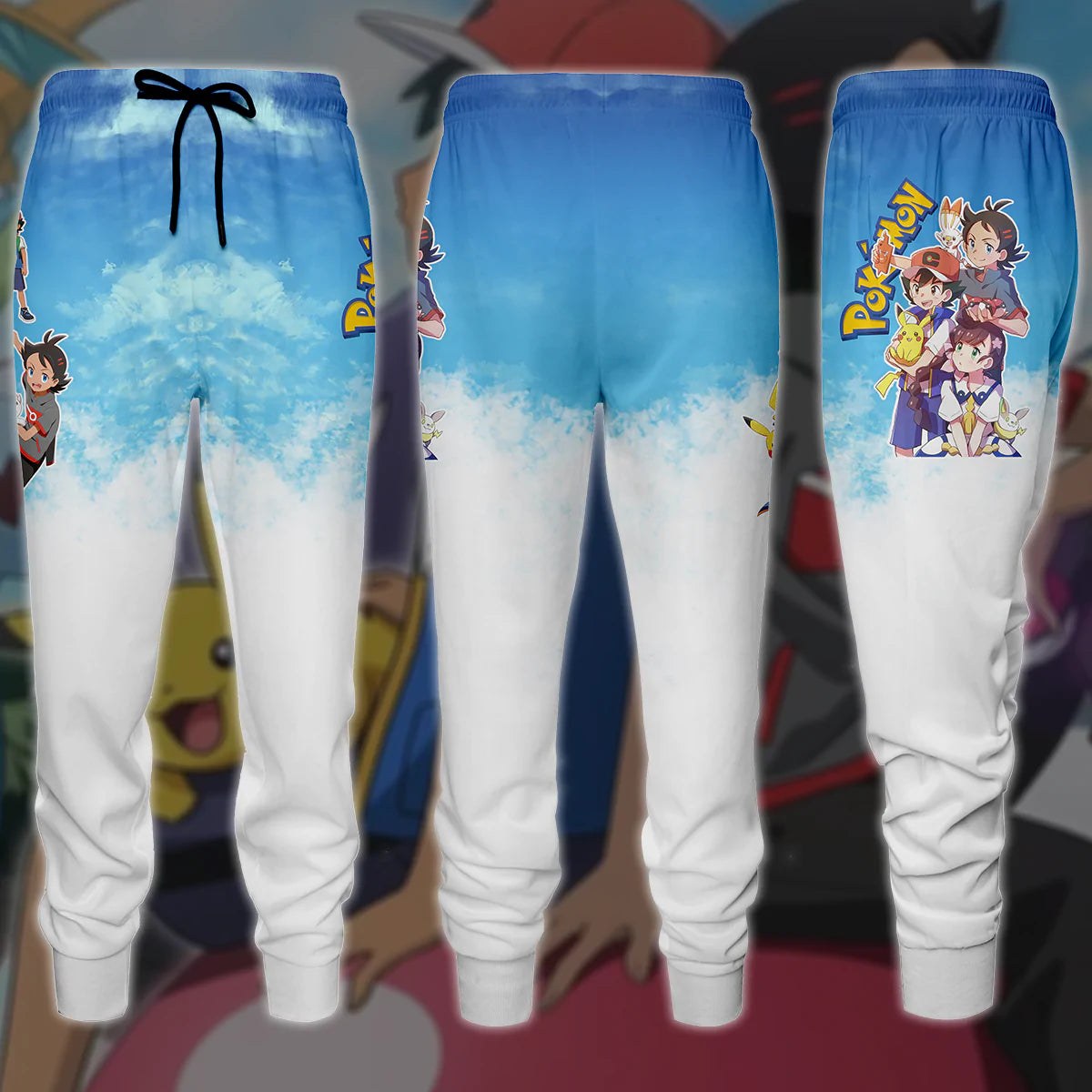 Pokemon Ash Ketchum Anime Manga 3D All Over Print T-shirt Tank Top Zip Hoodie Pullover Hoodie Hawaiian Shirt Beach Shorts Jogger Joggers S
