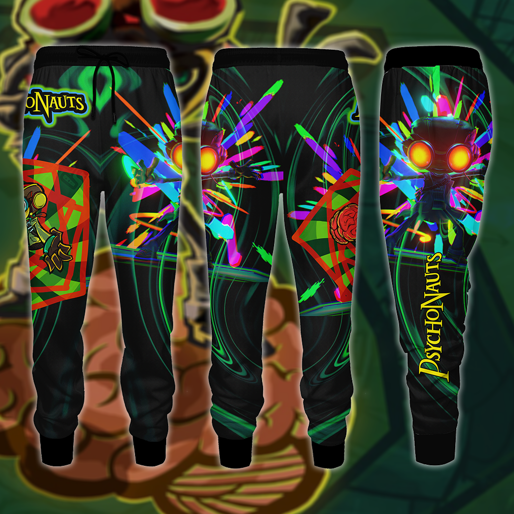 Psychonauts 2 3D All Over Print T-shirt Tank Top Zip Hoodie Pullover Hoodie Hawaiian Shirt Beach Shorts Jogger Joggers S