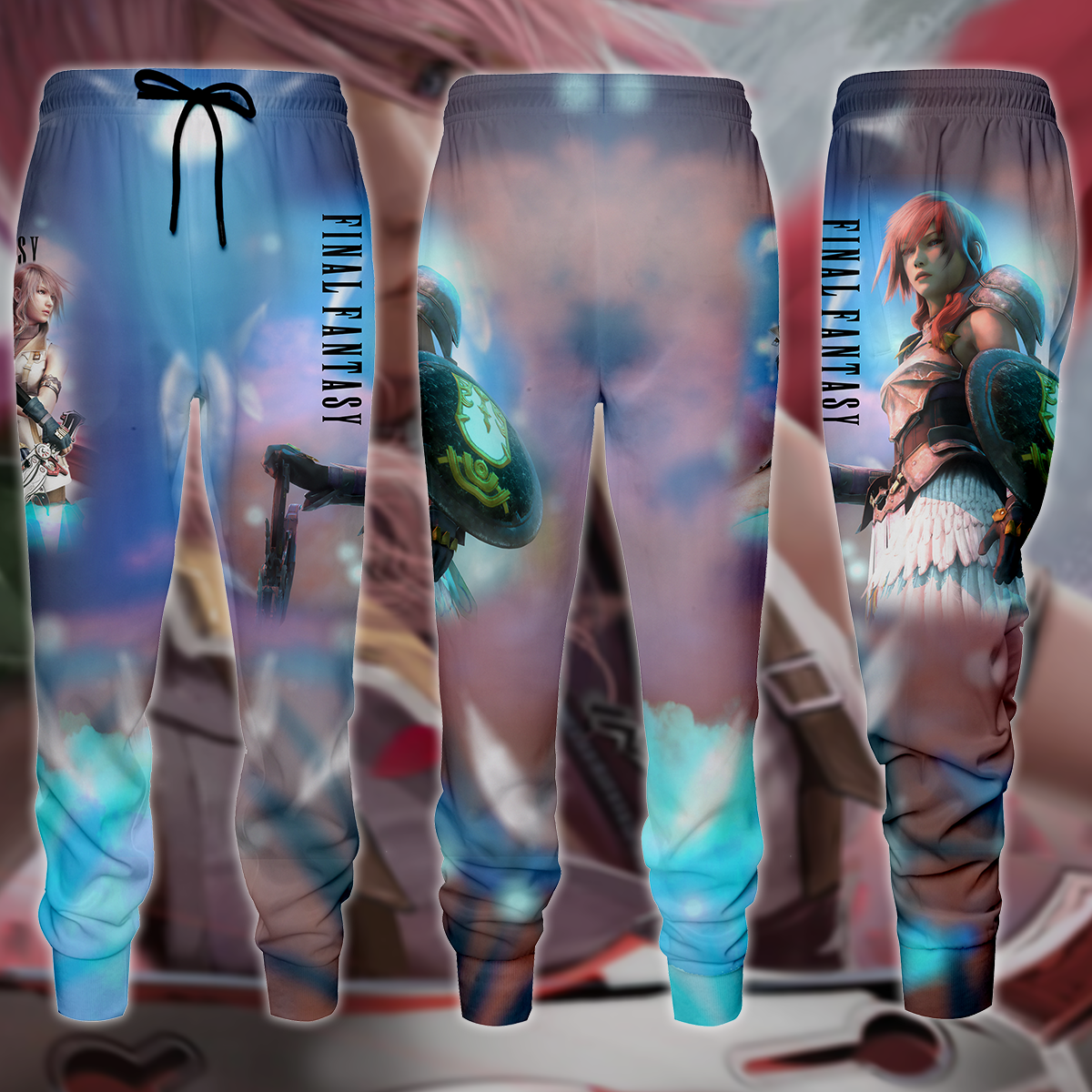 Final Fantasy XIII Video Game 3D All Over Print T-shirt Tank Top Zip Hoodie Pullover Hoodie Hawaiian Shirt Beach Shorts Jogger Joggers S