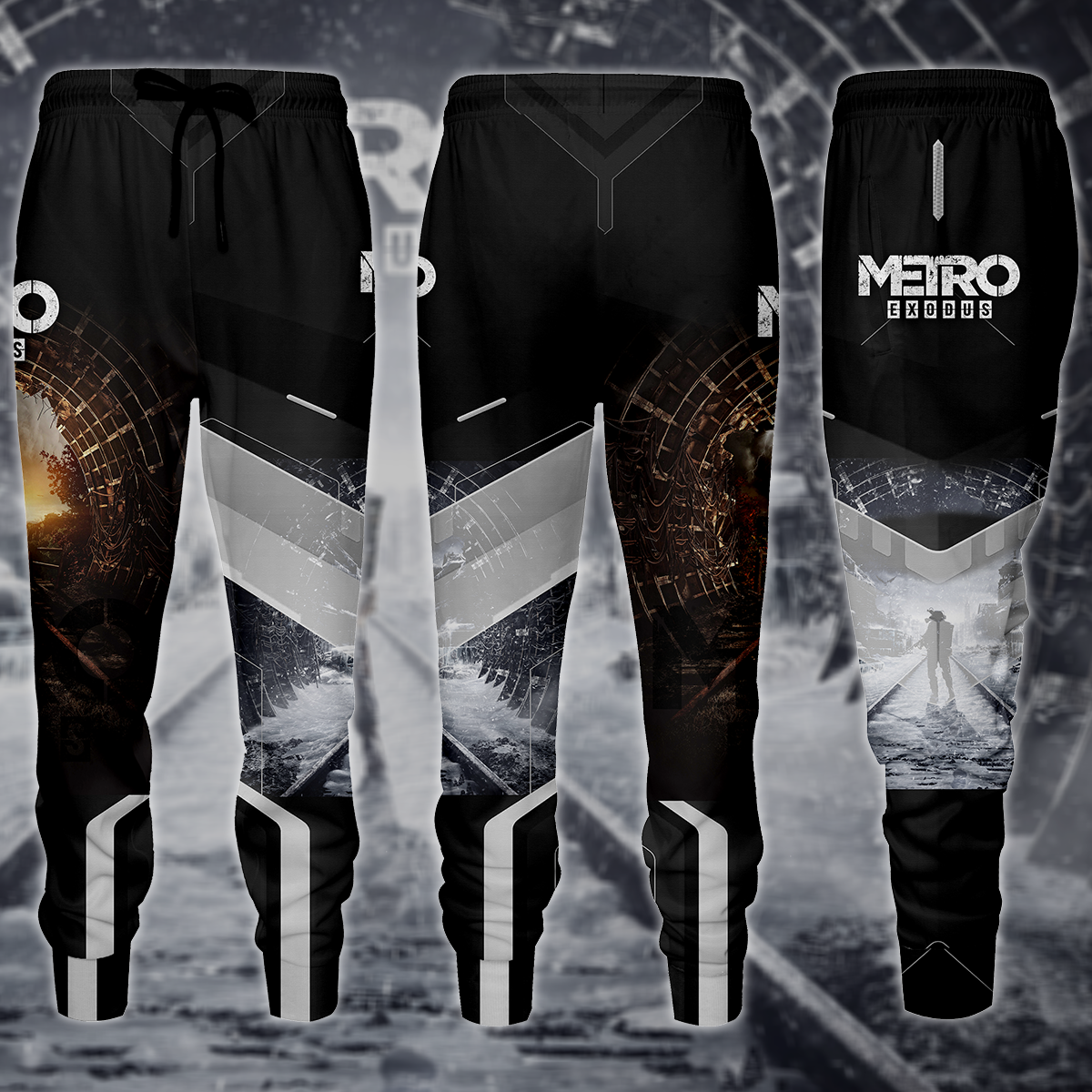 Metro Exodus Video Game 3D All Over Print T-shirt Tank Top Zip Hoodie Pullover Hoodie Hawaiian Shirt Beach Shorts Jogger Joggers S
