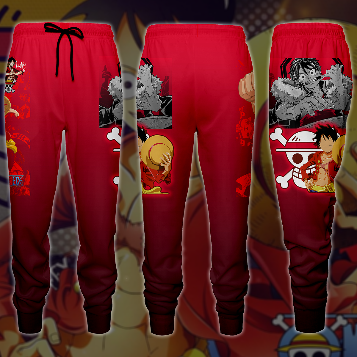 One Piece Monkey D. Luffy Anime Manga 3D All Over Print T-shirt Tank Top Zip Hoodie Pullover Hoodie Hawaiian Shirt Beach Shorts Jogger Joggers S