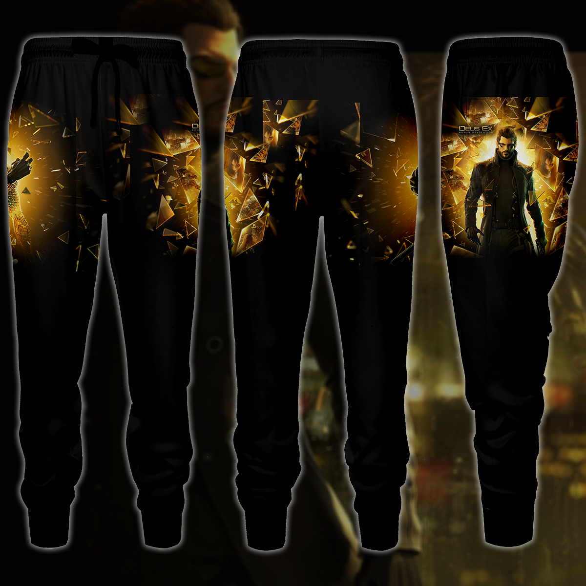 Deus Ex: Human Revolution Video Game 3D All Over Printed T-shirt Tank Top Zip Hoodie Pullover Hoodie Hawaiian Shirt Beach Shorts Jogger Joggers S