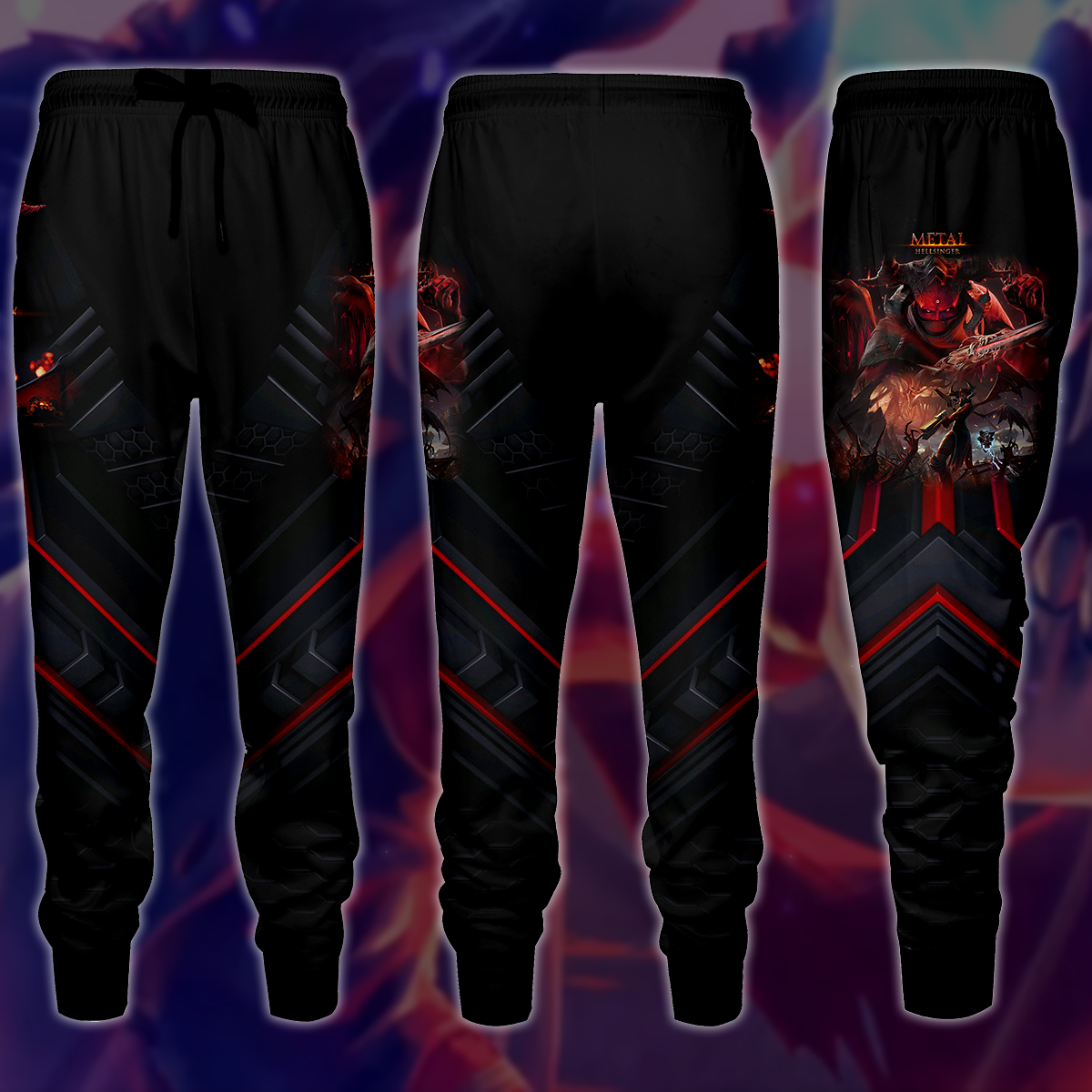 Metal: Hellsinger Video Game 3D All Over Print T-shirt Tank Top Zip Hoodie Pullover Hoodie Hawaiian Shirt Beach Shorts Jogger Joggers S