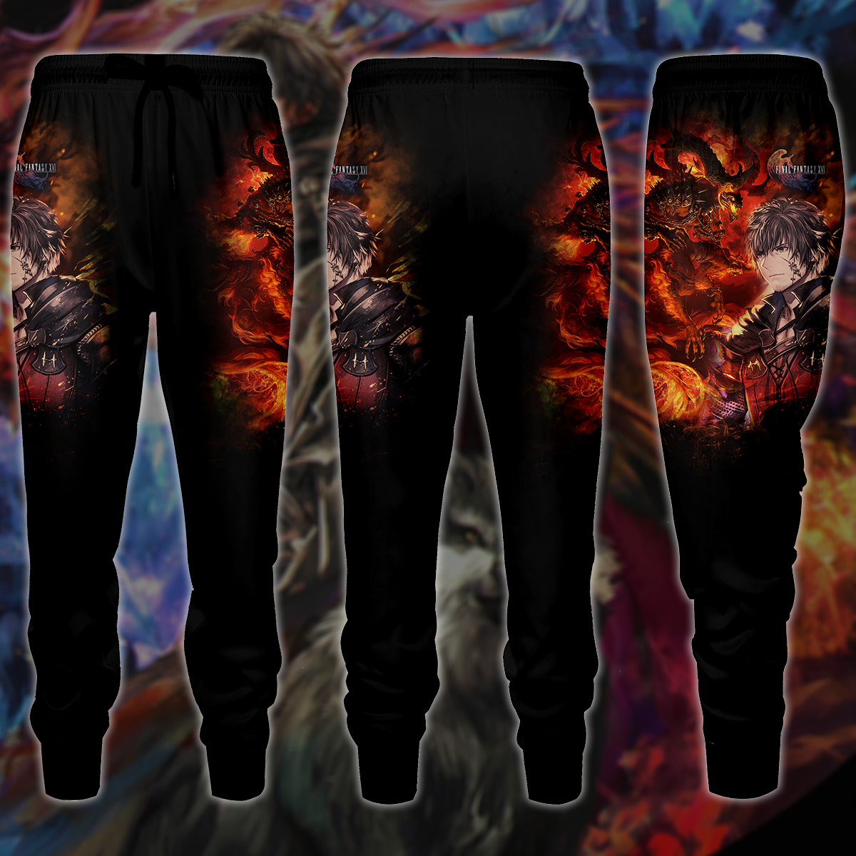 Final Fantasy XVI Video Game 3D All Over Printed T-shirt Tank Top Zip Hoodie Pullover Hoodie Hawaiian Shirt Beach Shorts Jogger Joggers S
