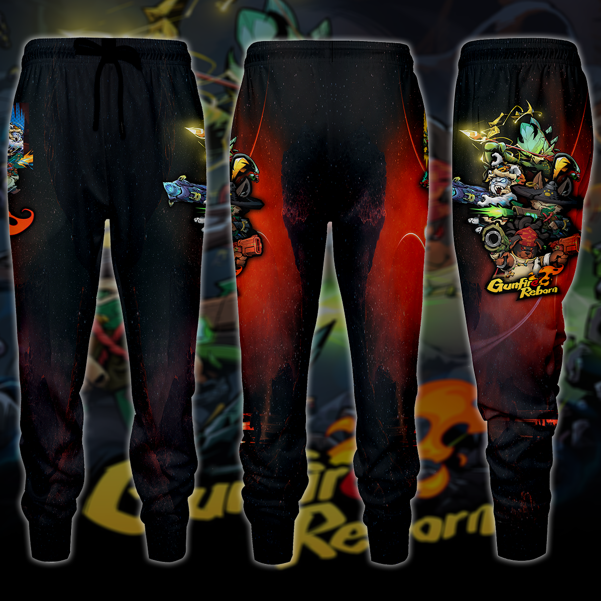 Gunfire Reborn Video Game 3D All Over Printed T-shirt Tank Top Zip Hoodie Pullover Hoodie Hawaiian Shirt Beach Shorts Jogger Joggers S
