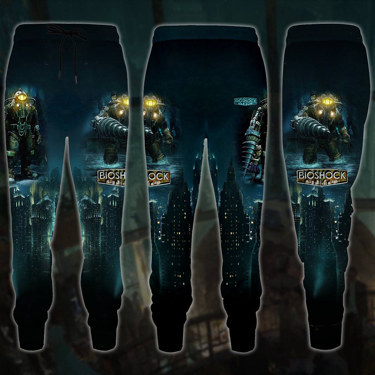 BioShock Video Game All Over Printed T-shirt Tank Top Zip Hoodie Pullover Hoodie Hawaiian Shirt Beach Shorts Joggers Joggers S