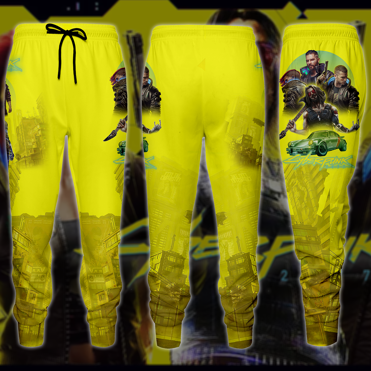 Cyberpunk 2077 Video Game 3D All Over Printed T-shirt Tank Top Zip Hoodie Pullover Hoodie Hawaiian Shirt Beach Shorts Jogger Joggers S