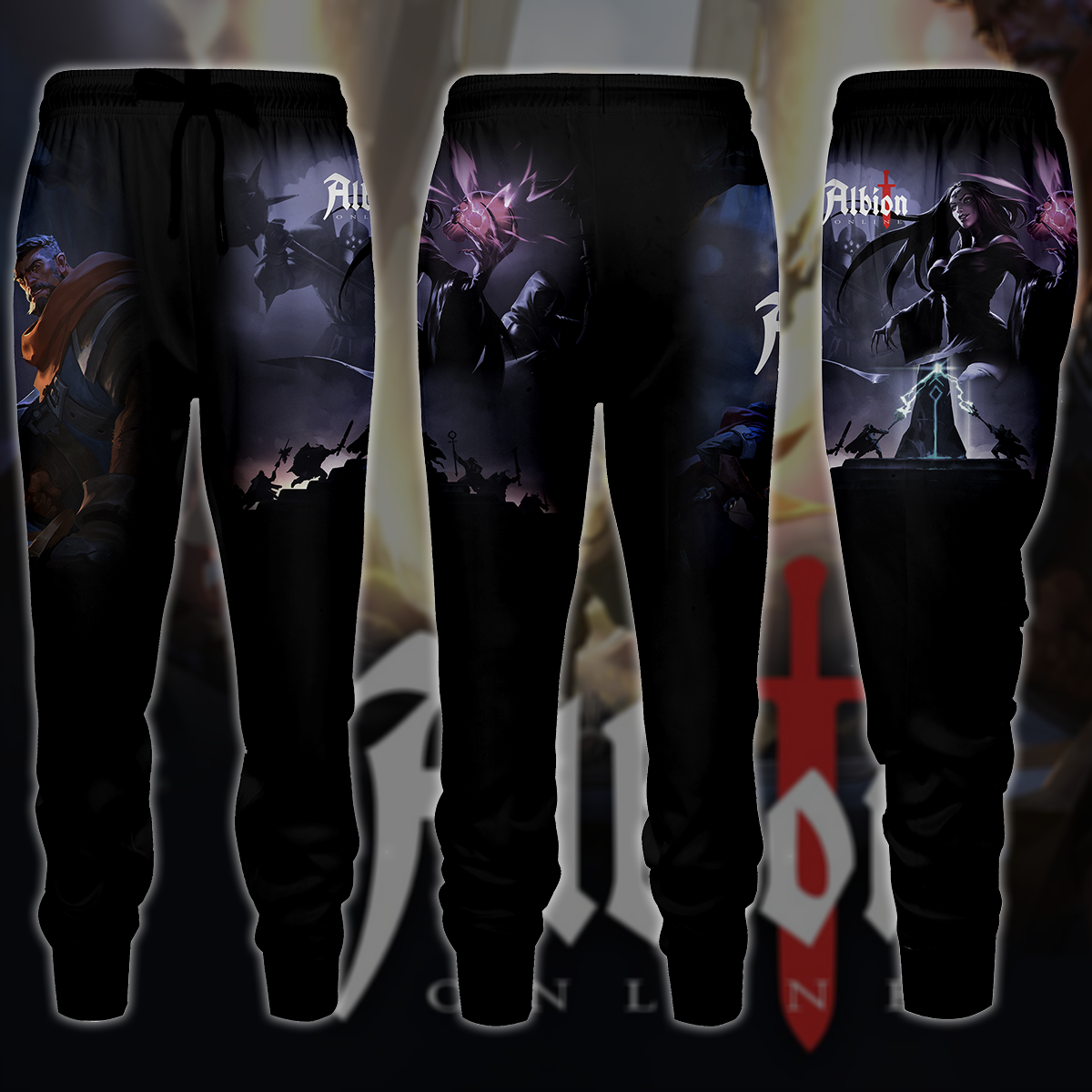 Albion Online Video Game 3D All Over Printed T-shirt Tank Top Zip Hoodie Pullover Hoodie Hawaiian Shirt Beach Shorts Jogger Joggers S