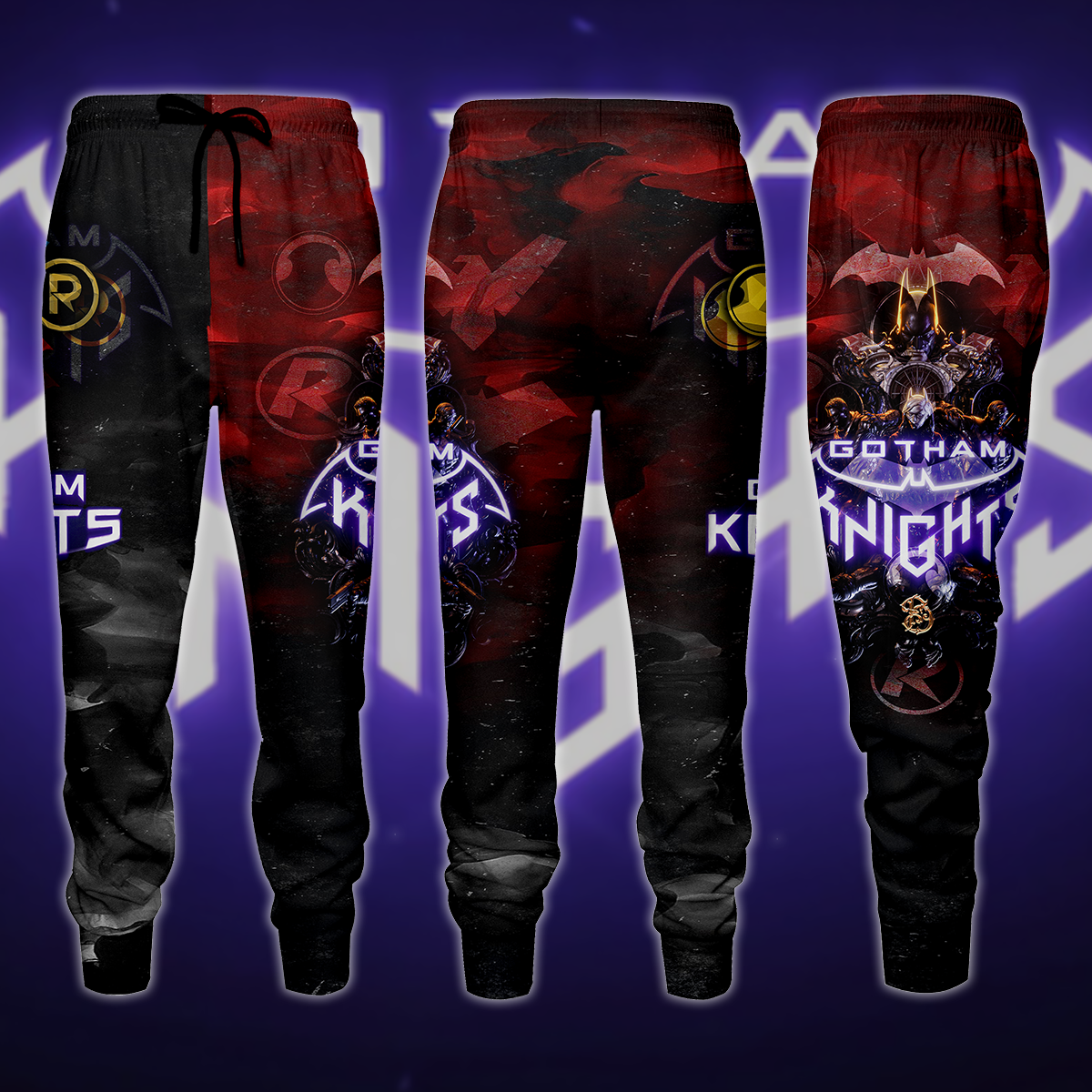 Gotham Knights 3D All Over Print T-shirt Tank Top Zip Hoodie Pullover Hoodie Hawaiian Shirt Beach Shorts Jogger Joggers S