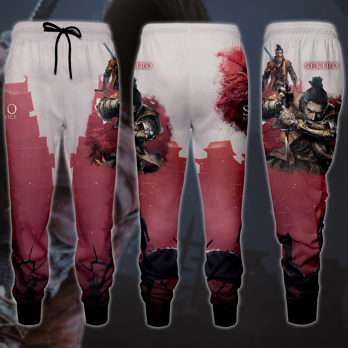 Sekiro: Shadows Die Twice Video Game 3D All Over Printed T-shirt Tank Top Zip Hoodie Pullover Hoodie Hawaiian Shirt Beach Shorts Jogger Joggers S