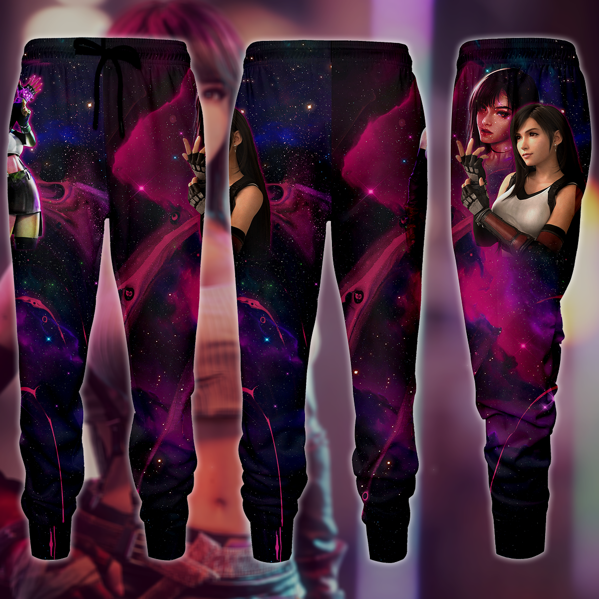 Final Fantasy VII Tifa Lockhart Video Game 3D All Over Print T-shirt Tank Top Zip Hoodie Pullover Hoodie Hawaiian Shirt Beach Shorts Jogger Joggers S
