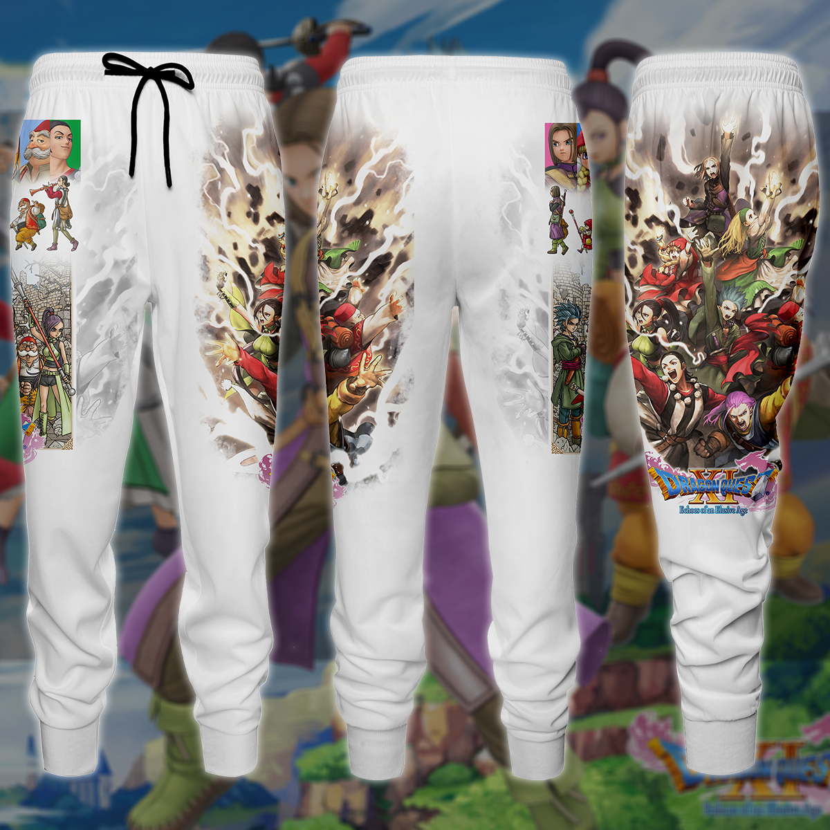 Dragon Quest XI Video Game 3D All Over Printed T-shirt Tank Top Zip Hoodie Pullover Hoodie Hawaiian Shirt Beach Shorts Jogger Joggers S