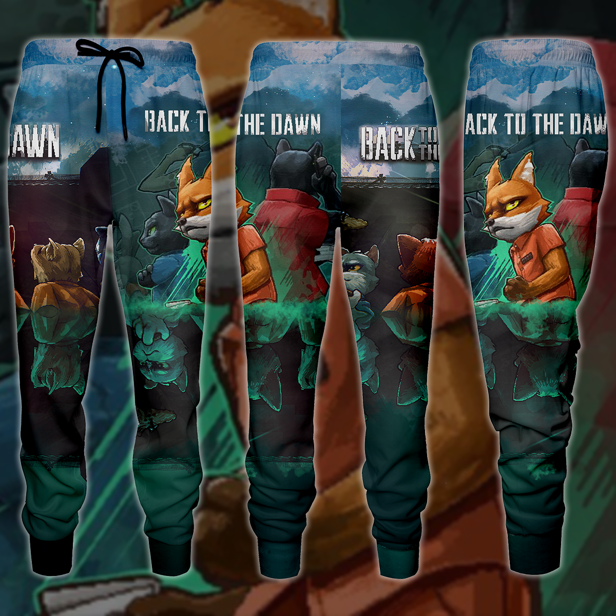 Back to the Dawn Video Game 3D All Over Printed T-shirt Tank Top Zip Hoodie Pullover Hoodie Hawaiian Shirt Beach Shorts Jogger Joggers S