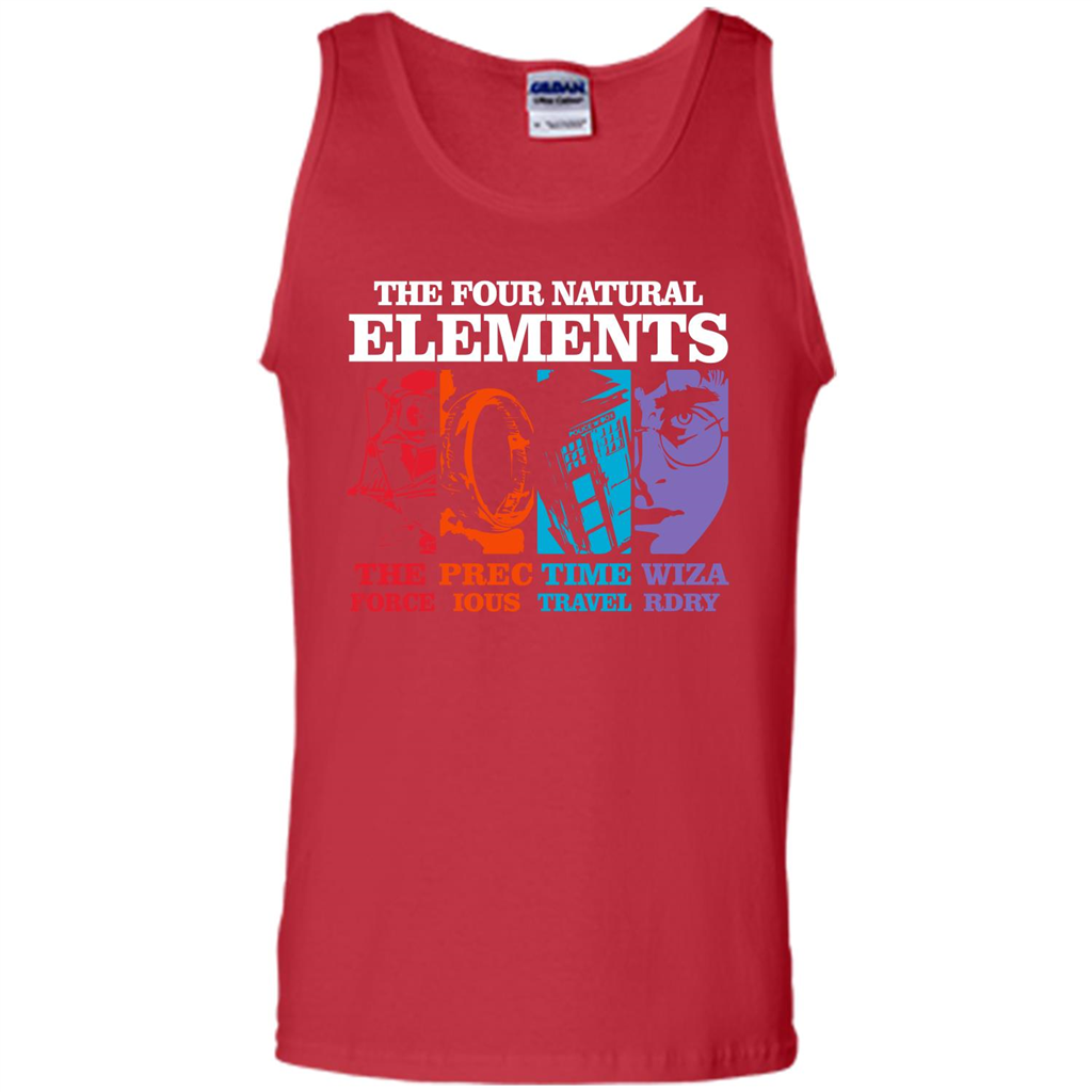 Movie T-shirt The Four Natural Elements T-shirt Red S