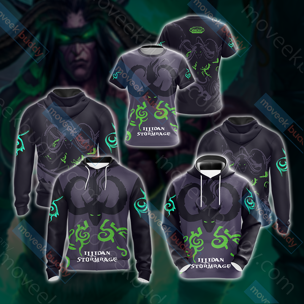 World Of Warcraft - Illidan Stormrage Unisex 3D T-shirt