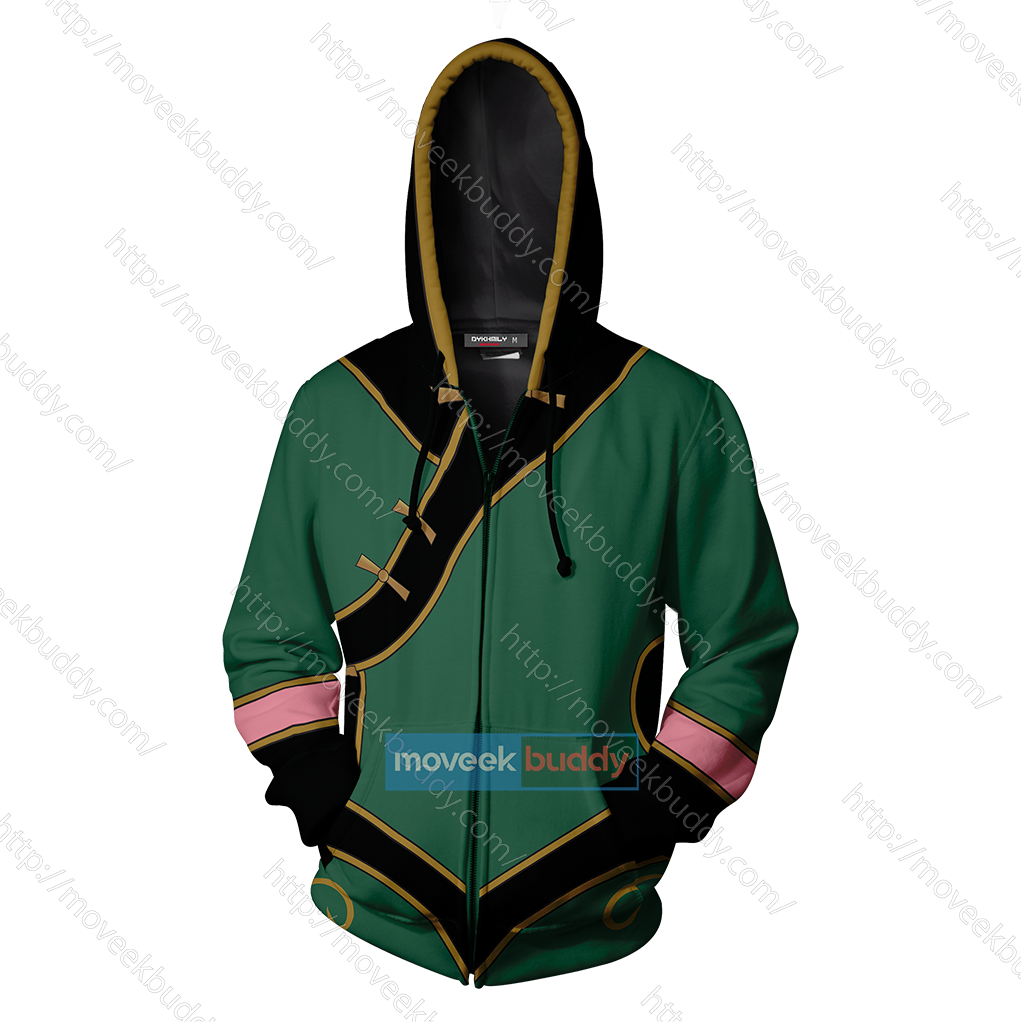RWBY Team JNPR Lie Ren Cosplay Zip Up Hoodie
