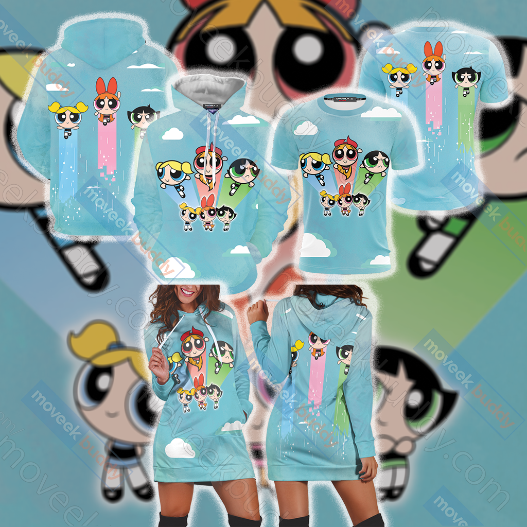 The Powerpuff Girls 3D Hoodie Dress