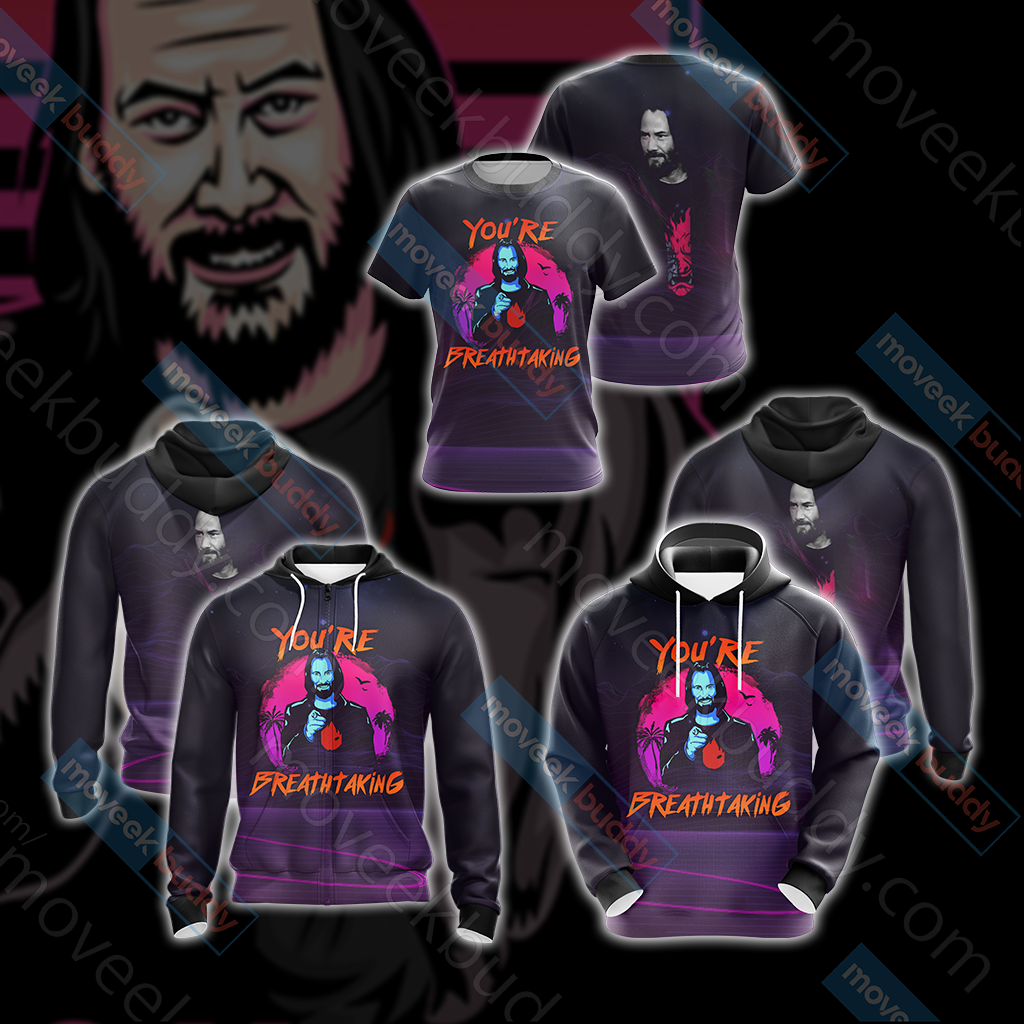 John Wick - You're Breathtaking Unisex 3D T-shirt