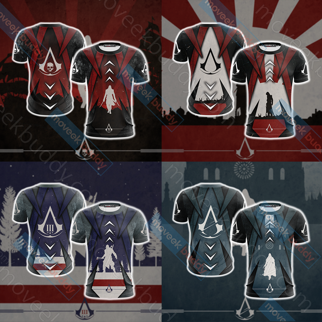 Assassin's Creed Remastered Unisex 3D T-shirt