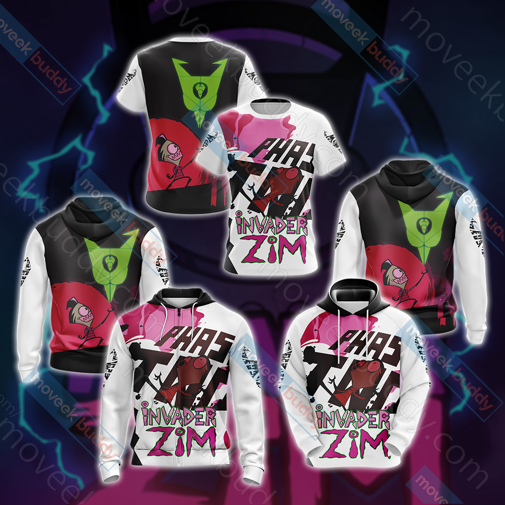 Invader ZIM Unisex 3D T-shirt