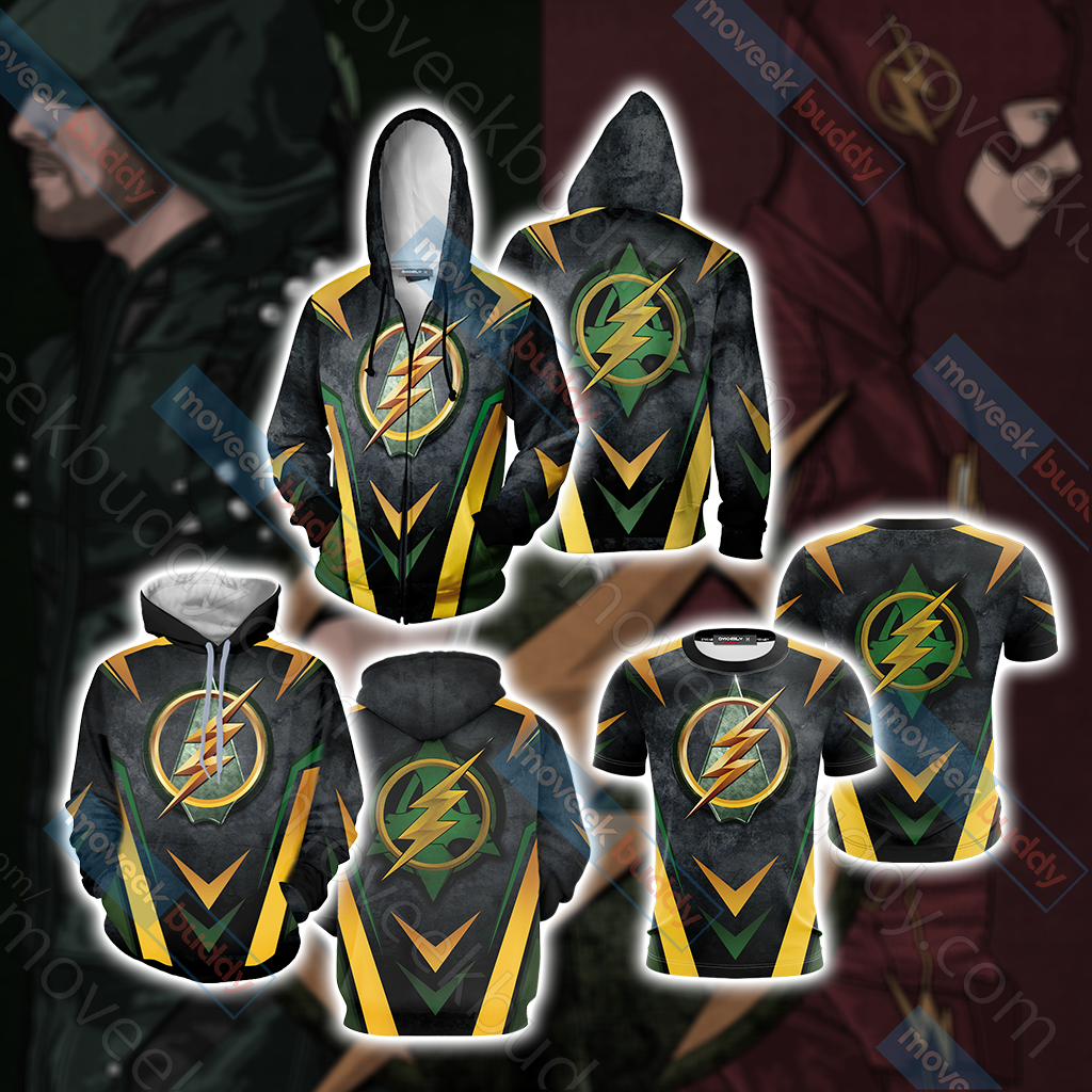 Arrow and Flash New Version Unisex 3D T-shirt