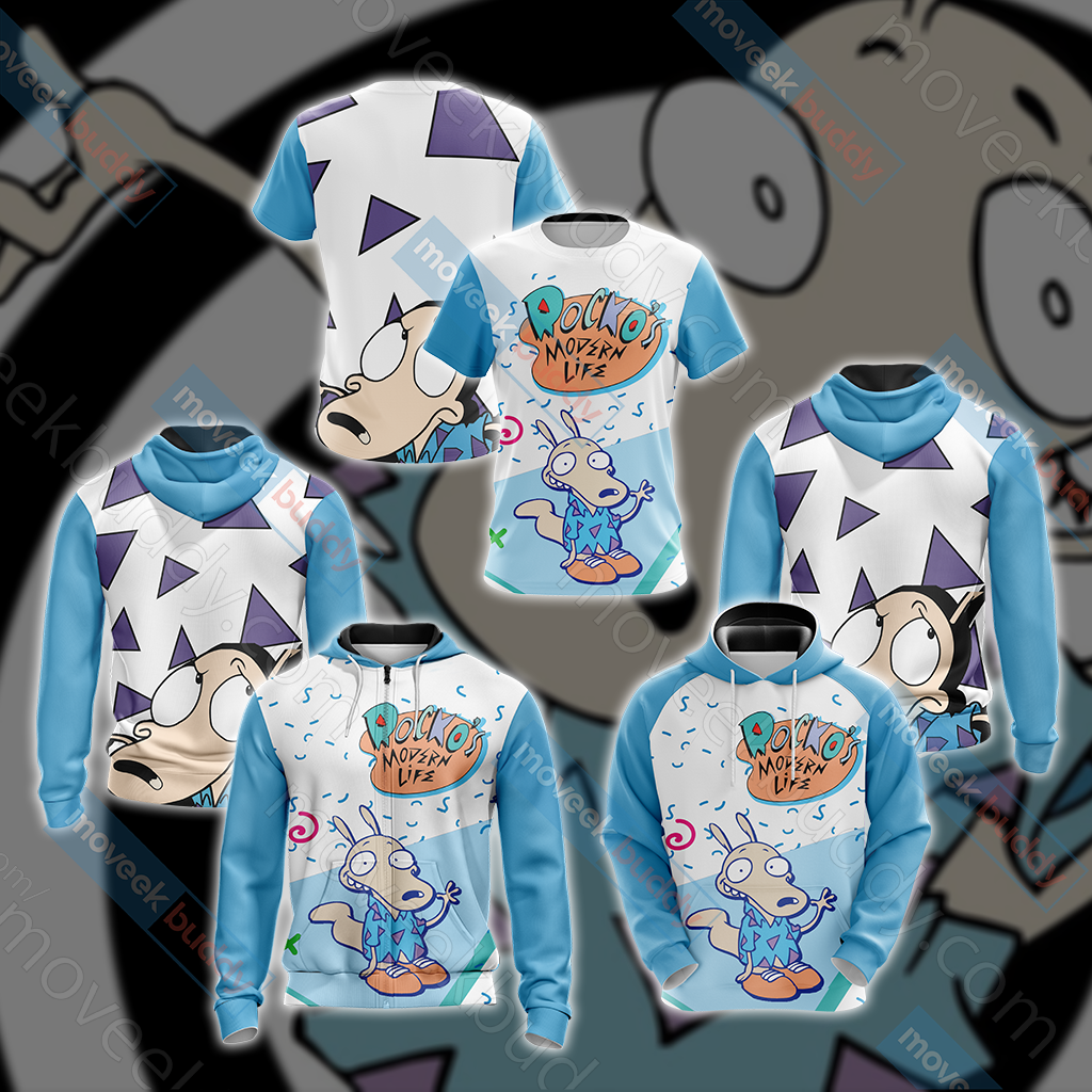 Rocko's Modern Life Unisex 3D T-shirt