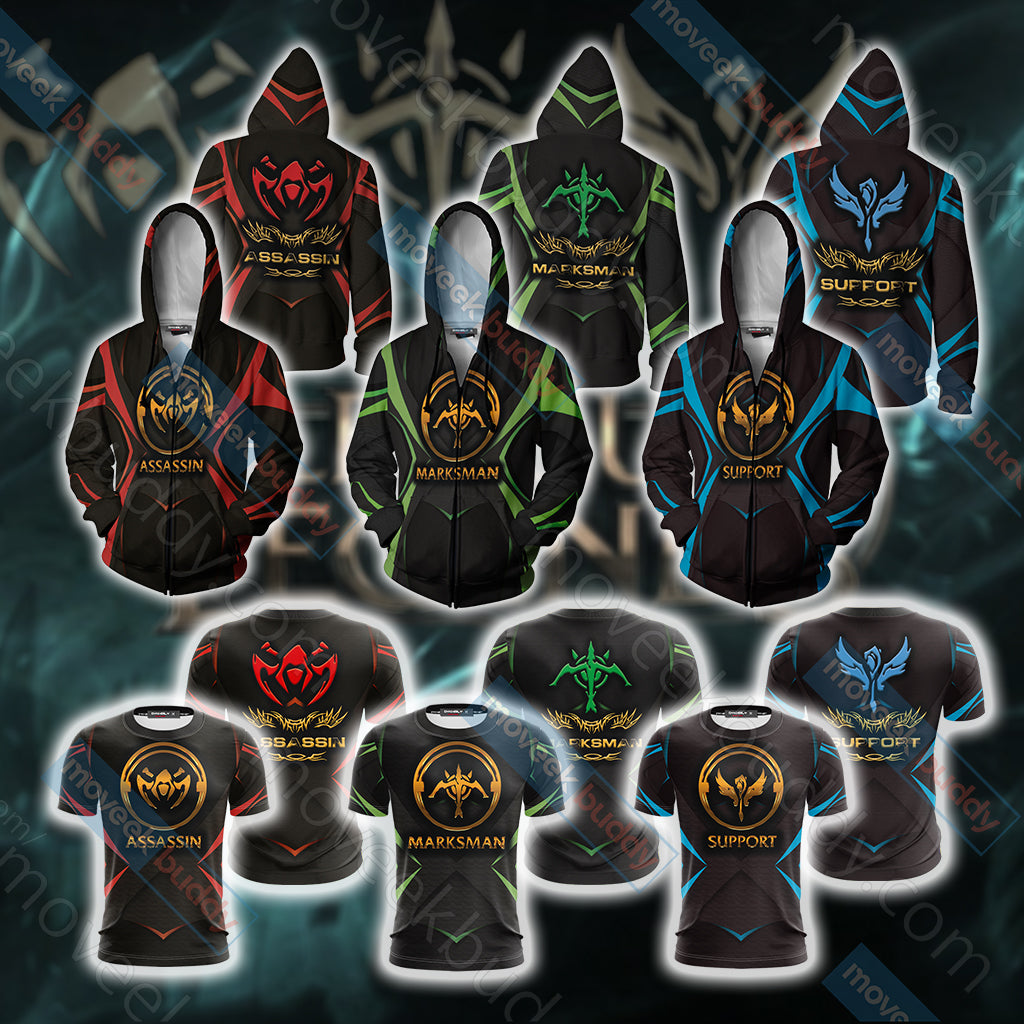 League of Legends - Support Unisex 3D T-shirt
