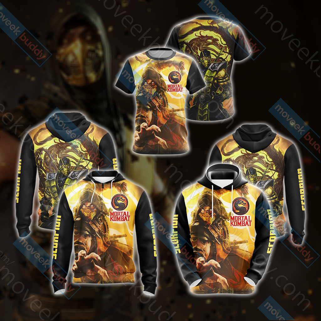 Mortal Kombat - Scorpion New Style Unisex 3D T-shirt
