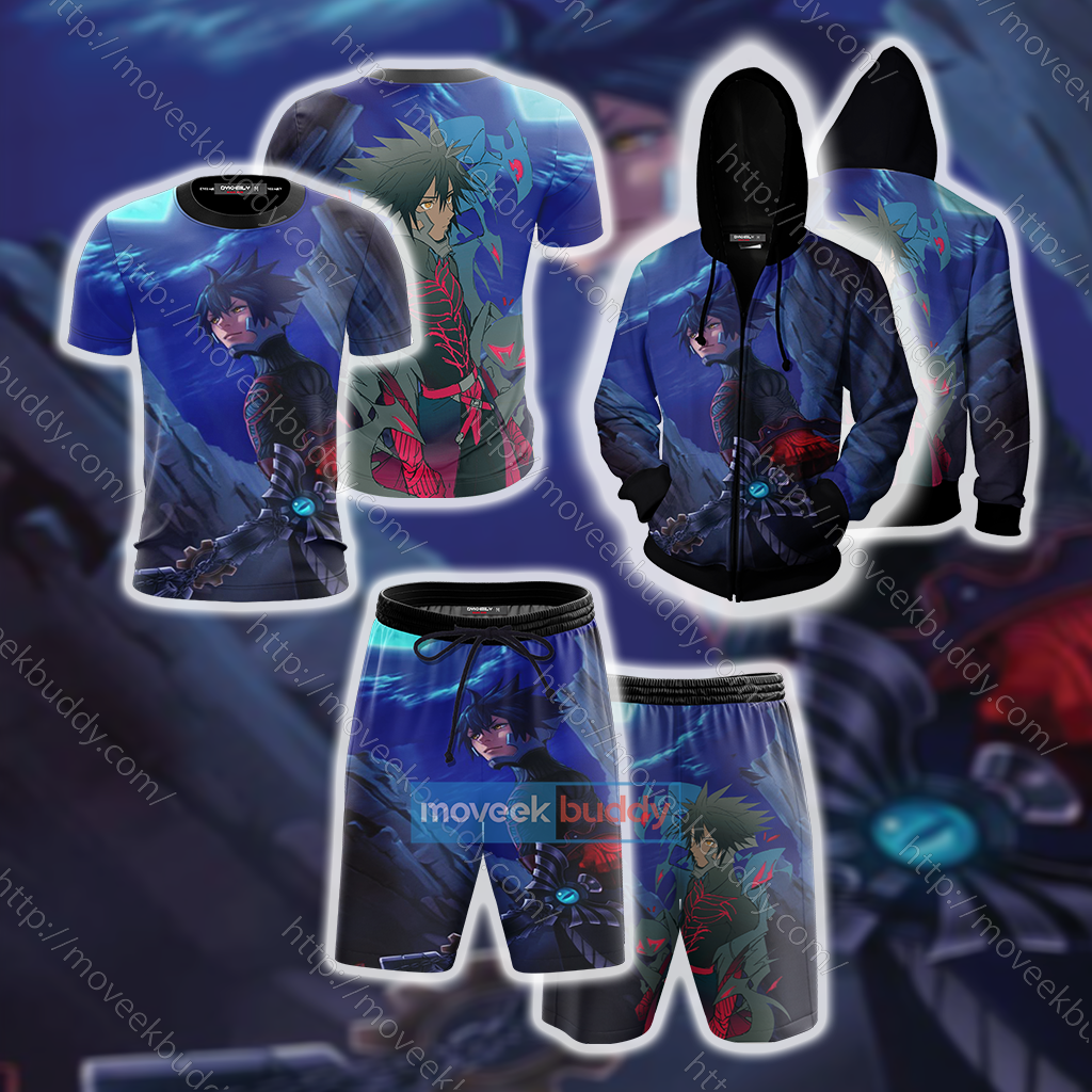 Kingdom Hearts Vanitas Cosplay 3D Beach Shorts
