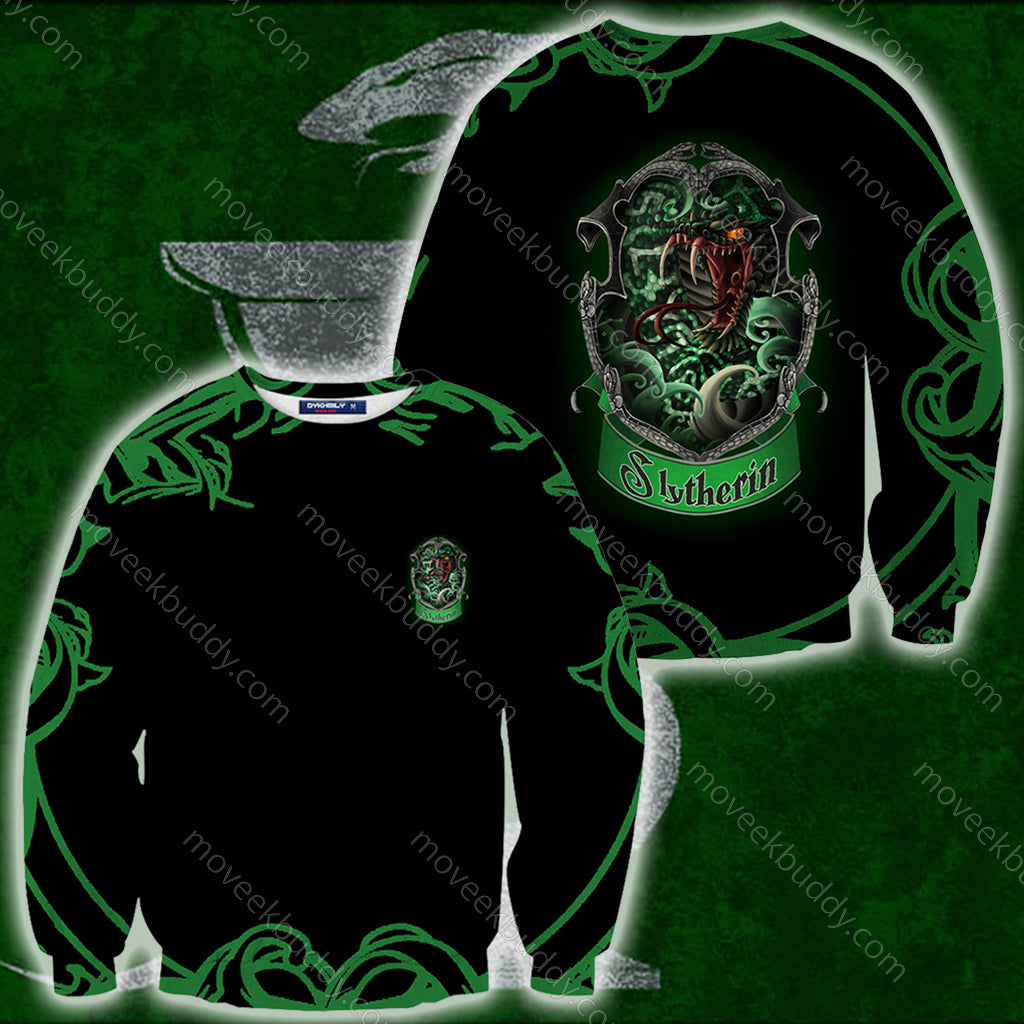 Cunning Like A Slytherin Harry Potter 3D Sweater S