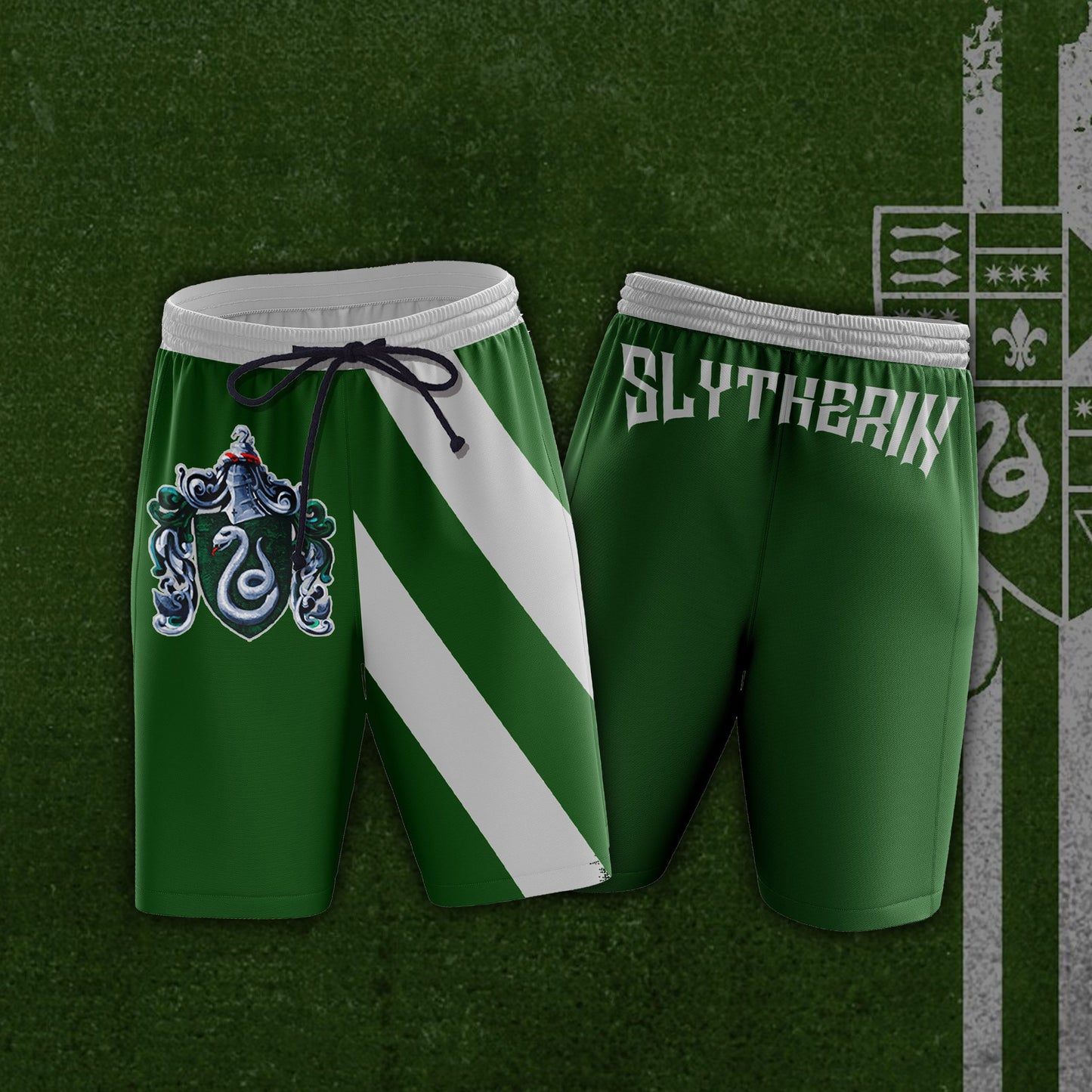 Slytherin Harry Potter Beach Short S