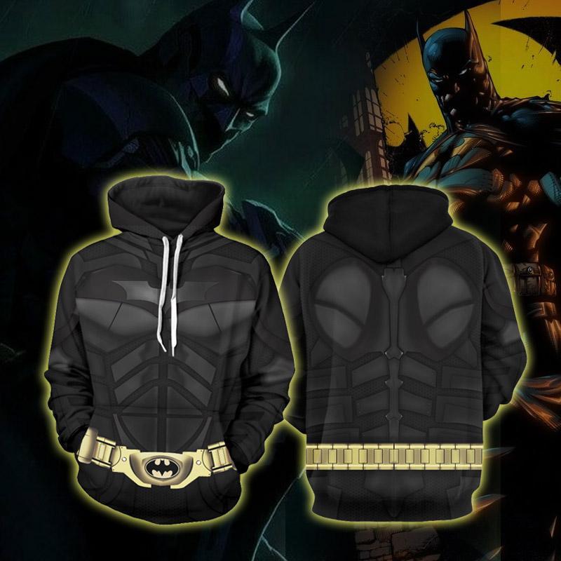 Batman Cosplay Unisex 3D T-shirt Hoodie S