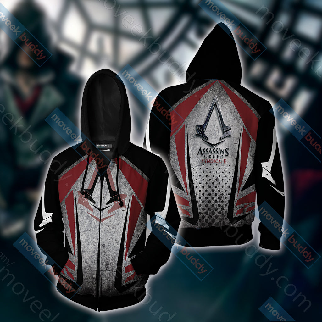 Assassin's Creed Syndicate Unisex 3D T-shirt Zip Hoodie XS