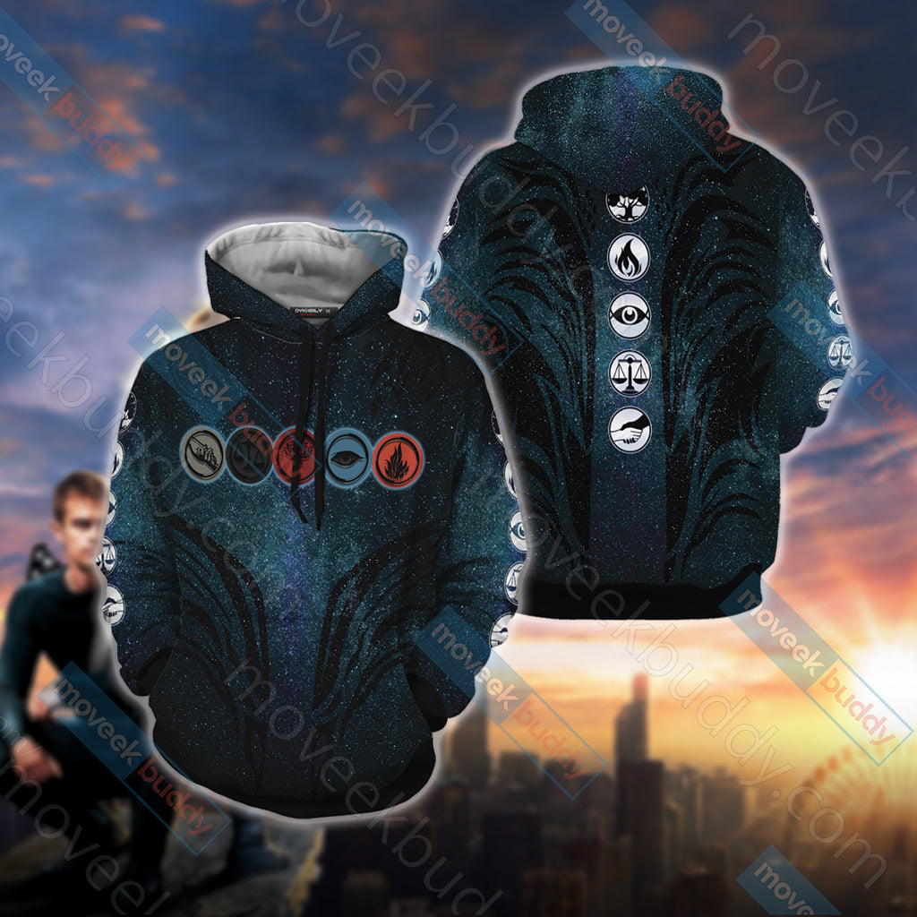 Divergent Unisex 3D T-shirt Hoodie S