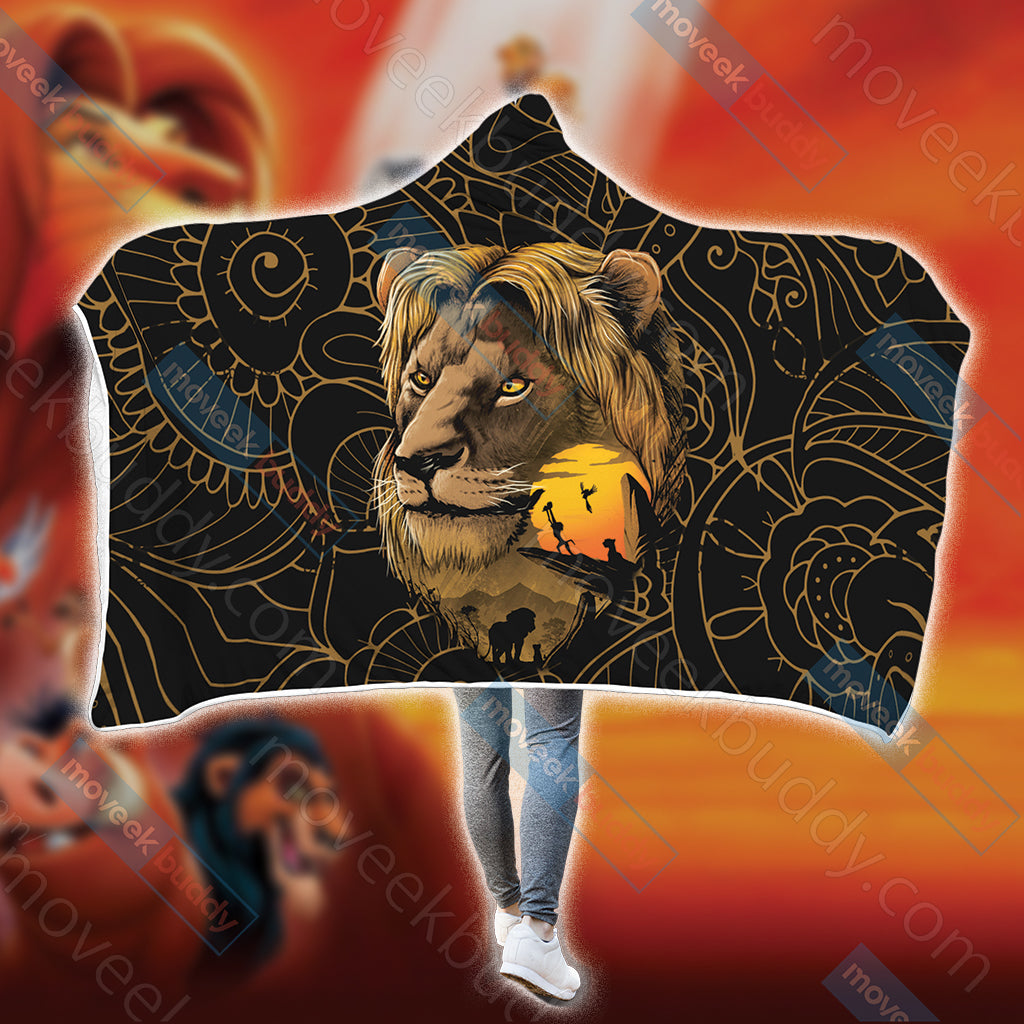The Lion King - King of the Jungle 3D Hooded Blanket Adult 80"x60"