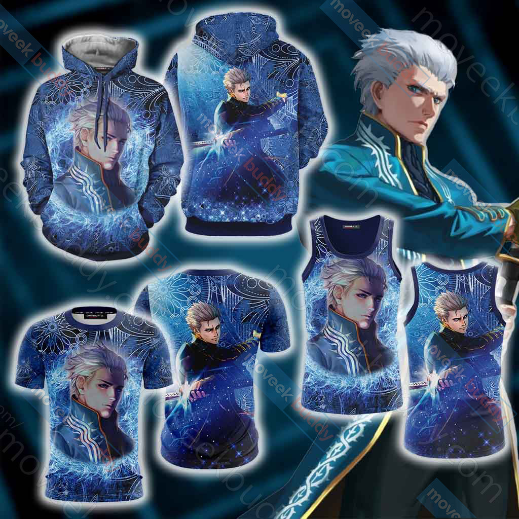 Devil May Cry - Vergil Unisex 3D T-shirt