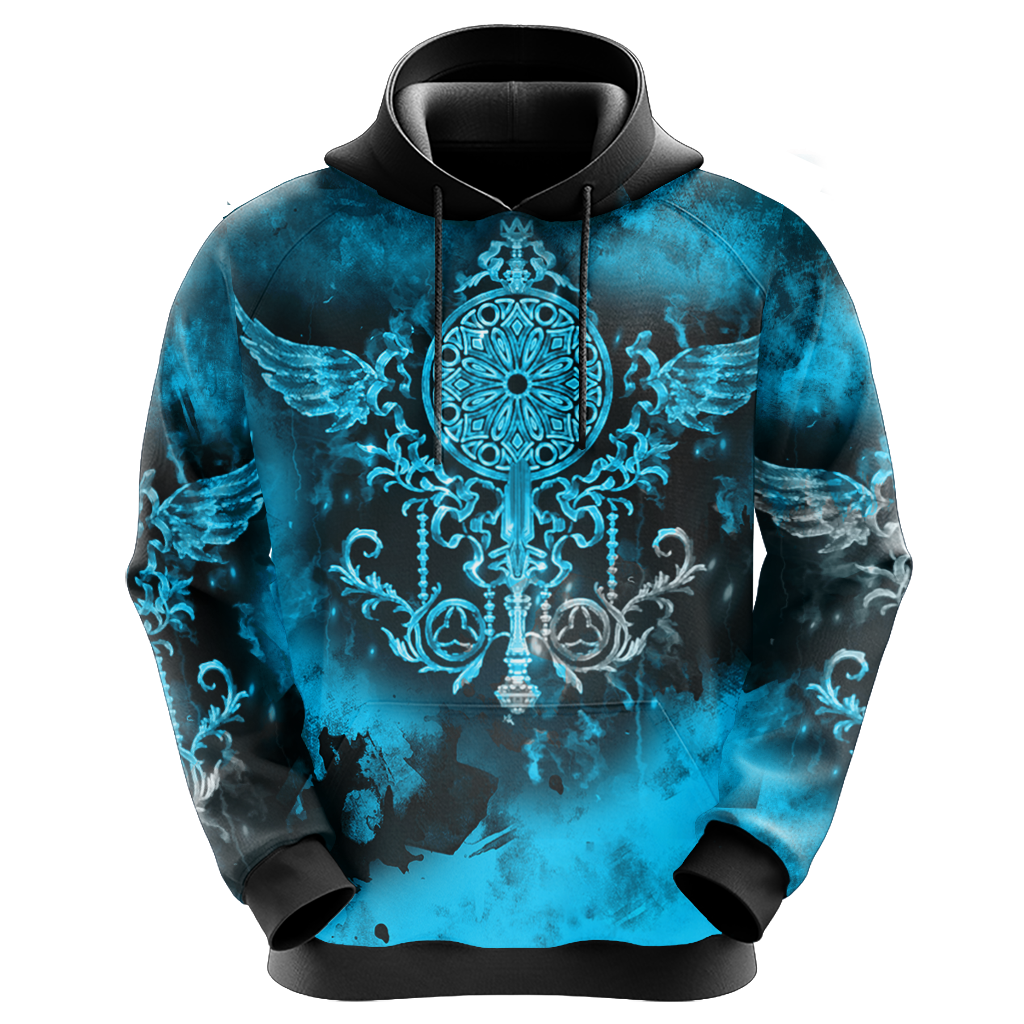 Final Fantasy XIV - Neon Class Emblem Unisex 3D T-shirt