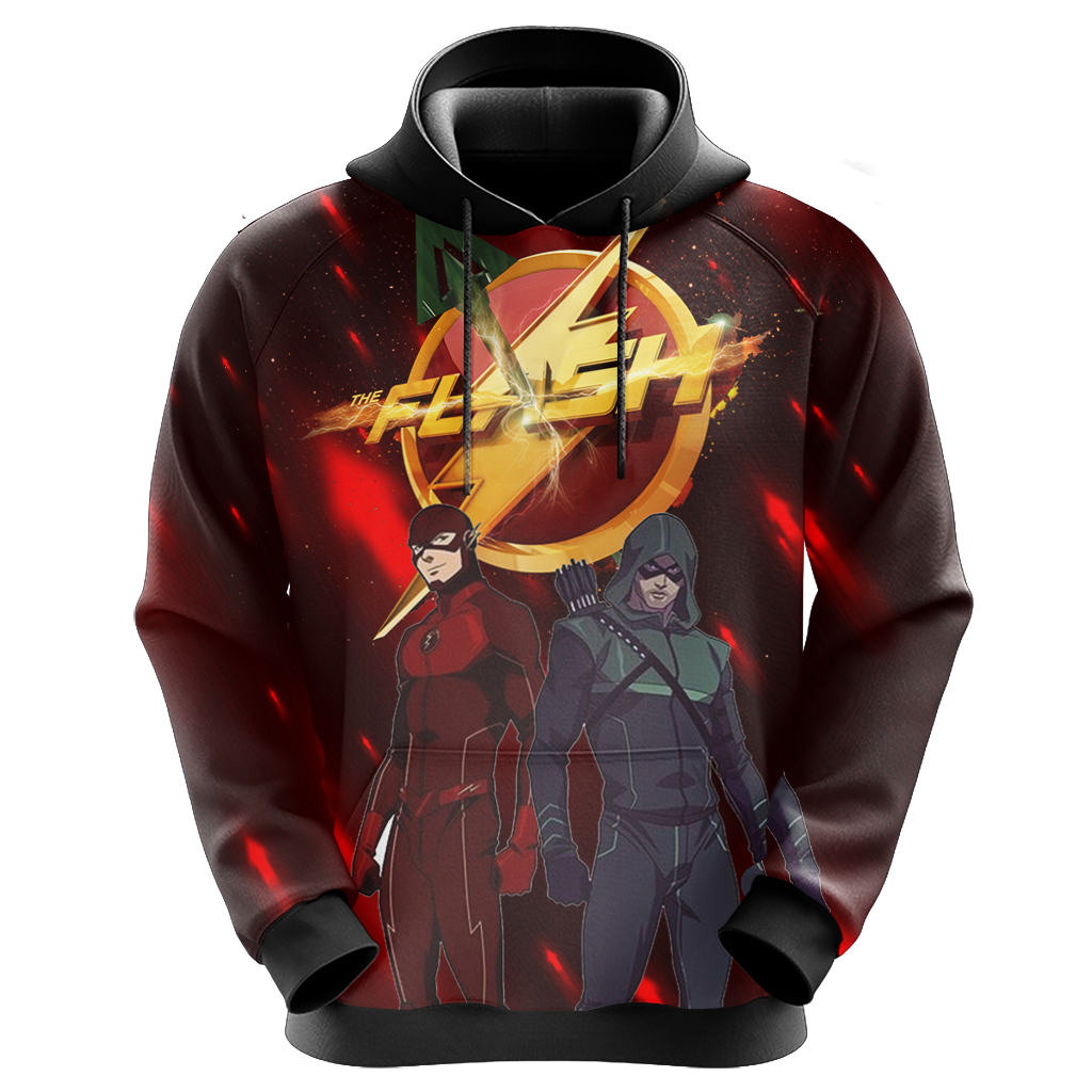 Arrow and Flash New Unisex 3D T-shirt