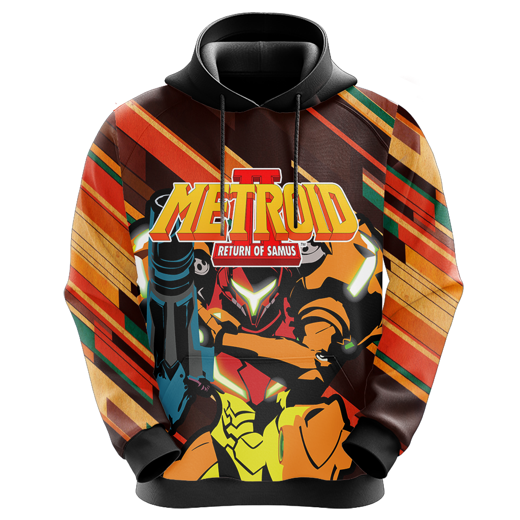 Metroid 2 - Samus Unisex 3D T-shirt
