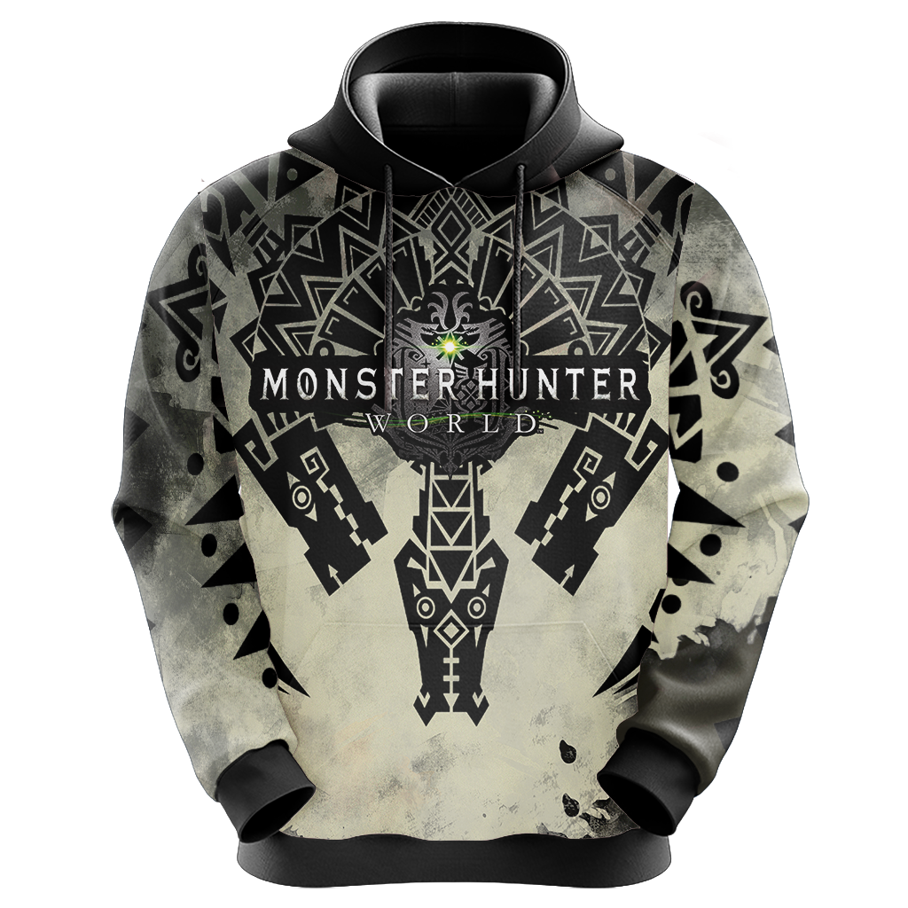 Monster Hunter World Logo Unisex 3D T-shirt