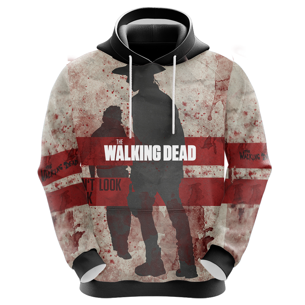 The Walking Dead Rick And Carl Grimes New Unisex 3D T-shirt